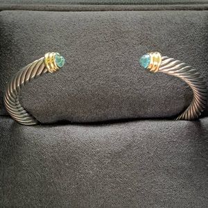David Yurman Cable Classics topaz bracelet